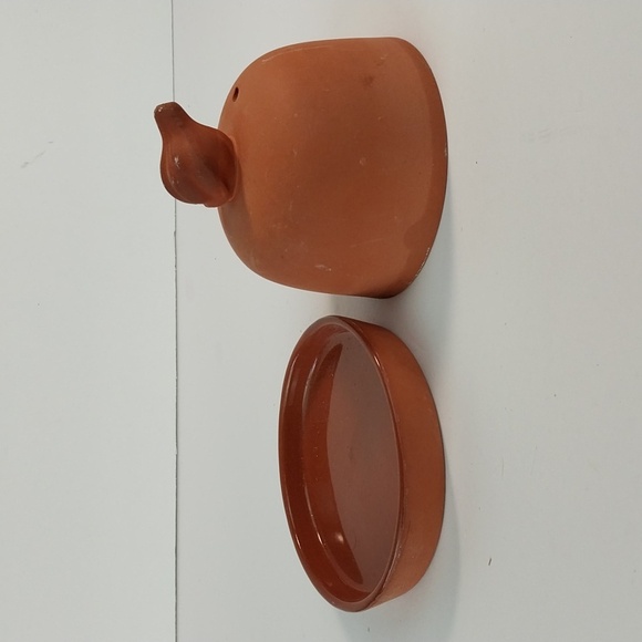 Vintage Terra Cotta Domed Garlic Roaster Baker Storage Holder - Picture 3 of 6